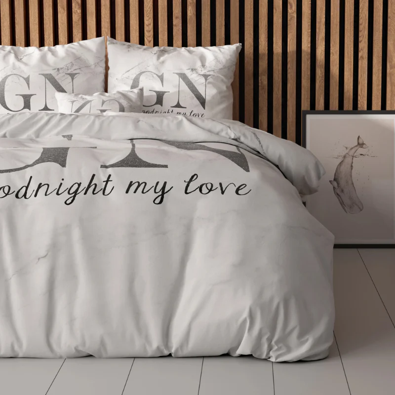 Dekbedovertrek Goodnight - Zilver - Image 5