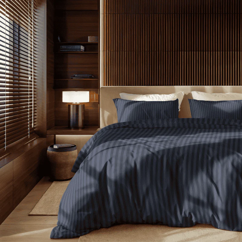 Dekbedovertrek Katoen-Satijn - Satijnstreep - Image 14