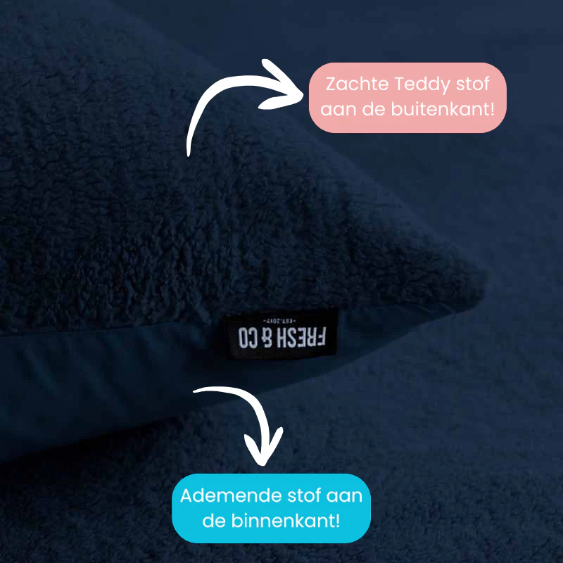 Dekbedovertrek Teddy - Navy - Image 3