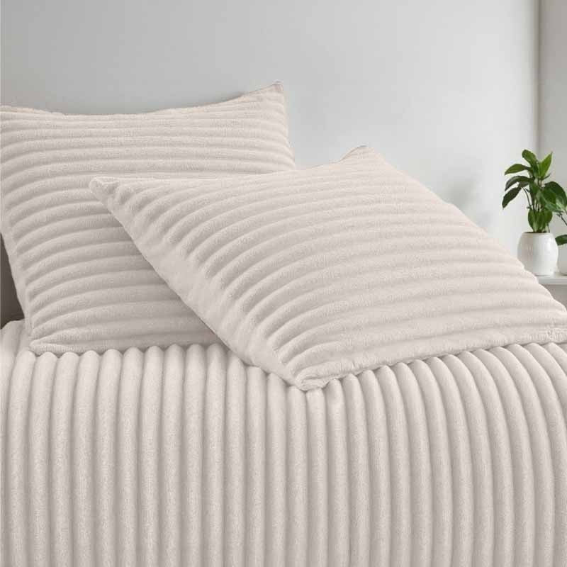 Dekbedovertrek Teddy Rib - Creme/Off White - Image 7