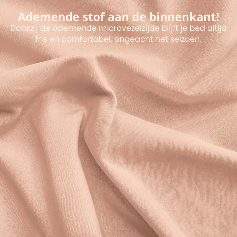 Dekbedovertrek Teddy - Zacht Roze - Image 4