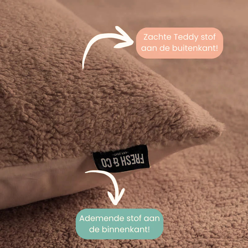 Dekbedovertrek Teddy - Zacht Roze - Image 5
