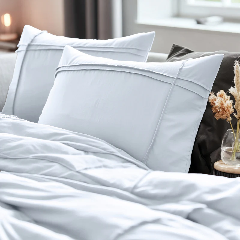 Dekbedovertrek Washed Tufted - Wit - Image 3