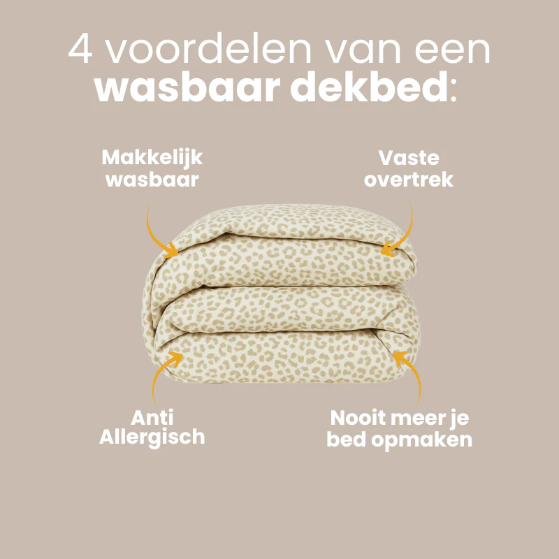 Easy Dekbed Zonder Overtrek - Leopard - Image 7