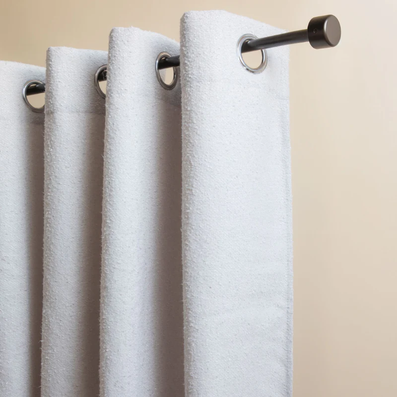 Gordijnen Bouclé - Haken of Ringen - Lichtgrijs - Image 6