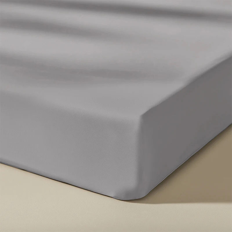 Splittopper Hoeslaken - Katoen Flanel - Lichtgrijs - Image 3