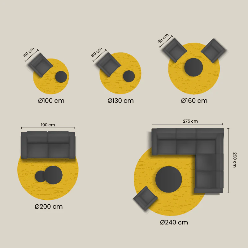 Jute Buitenkleed Braids Rond - Beige - Image 6