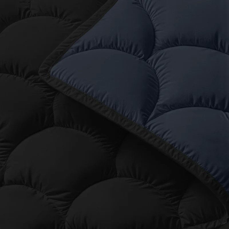 Lazy Dekbed Zonder Overtrek - Double Face - Zwart/Antraciet - Image 8