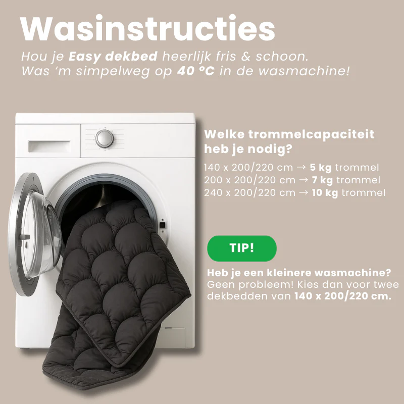 Lazy Dekbed Zonder Overtrek - Groen - Image 3