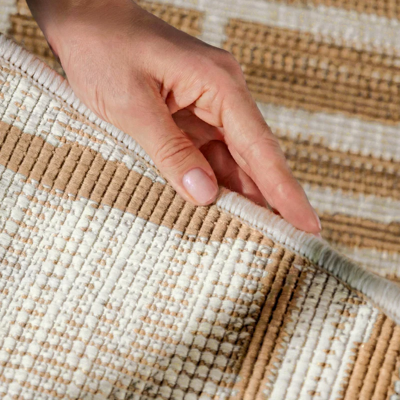 Vloerkleed Crouch Rond - Jute wit - Image 4