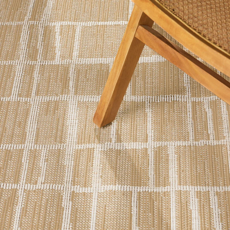 Vloerkleed Crouch Rond - Jute wit - Image 5