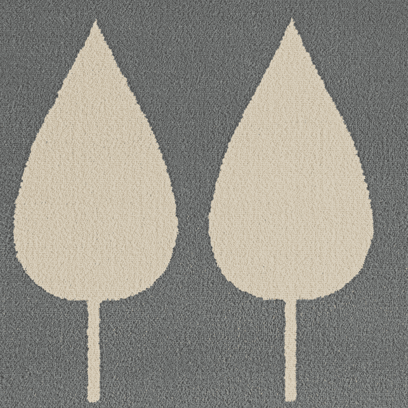 Vloerkleed Kids Lovely Leaves - Grijs - Image 6