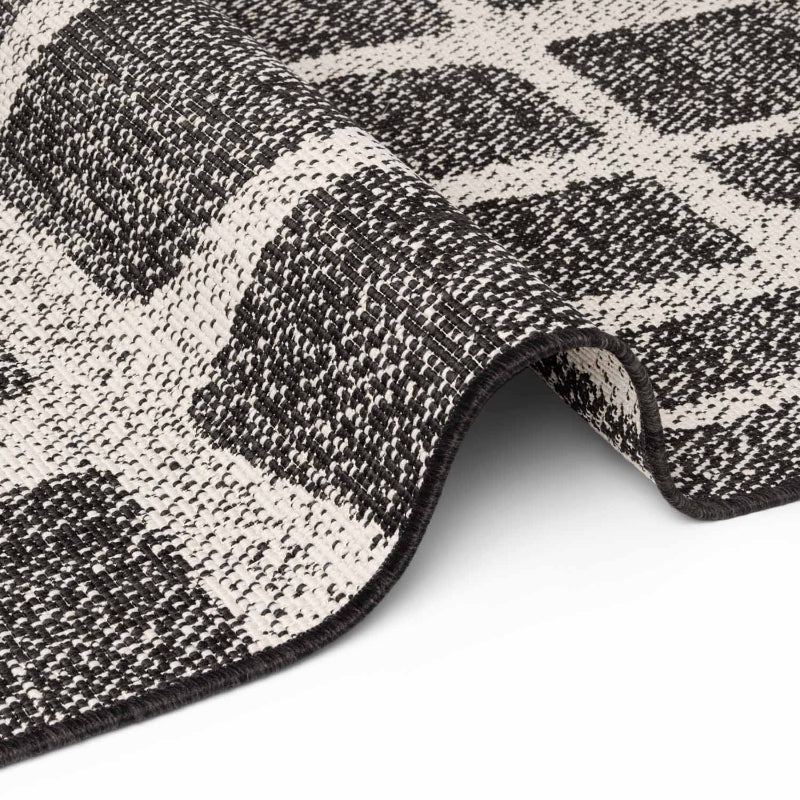 Vloerkleed Ruskin Rechthoekig - Zwart Wit - Image 3