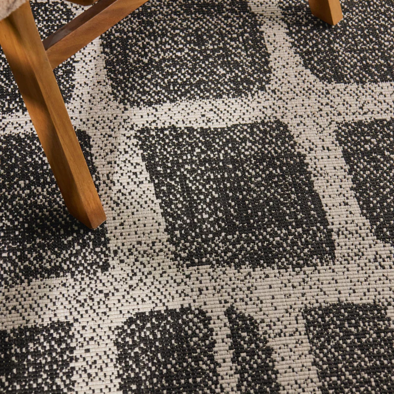 Vloerkleed Ruskin Rechthoekig - Zwart Wit - Image 5